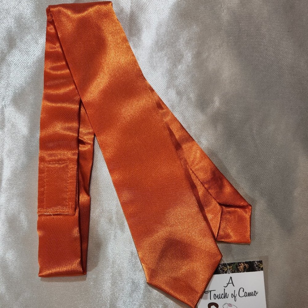 Child/Youth Long Tie in Hunter Orange (4-6 years)
